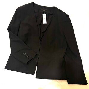 NWT Versatile Classic Ann Taylor Short Blazer Suit Jacket Without Lapels 16